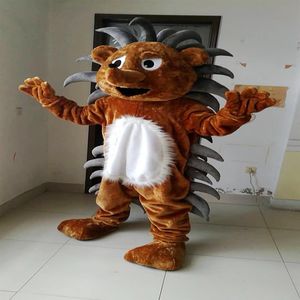 High-quality Real Pictures Deluxe Hedgehog brown hedgehog Mascot Costume Mascot Cartoon Character Costume Adult Size 182d
