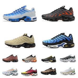 2023 Air plus Max TN Running Shoes Heren Dames Airmaxs TNS Terrascape Black Antracite Mint Green University Blue Unity Reflective Bred Bred Chausure Sneakers Trainers