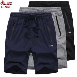 Shorts masculinos plus size l ~ 8xl Men Summer Moda Menns Beach 100% algodão tricô casual bermuda homme roupas de marca y2302