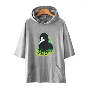 Men's Hoodies 2023 SCP Foundation Hooded T-shirt Men/Women Leisure Hip Hop Style Print Short Sleeve T-shirts Streetwear 4XL