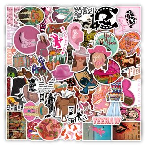 50 stuks schattige cowgirl sticker cartoon meisje howdy graffiti kinderen speelgoed skateboard auto motorfiets fiets sticker stickers groothandel