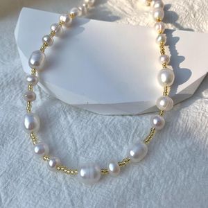 Choker 2023 Trend Elegant Pearl Necklace for Women Vintage Fashion Party Wedding Statement Collar Jewel Girls Gift
