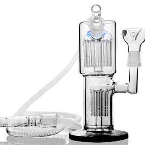 Narghilè arabo alto 19 cm Bong per acqua in vetro Ciotola in vetro da 18 mm Pipa in vetro per fumatori Dab Rigs