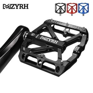 Bike Pedals MZYRH Bicycle Pedal 3 Bearings Non-Slip MTB Pedals Aluminum Alloy Bike Pedals Applicable Waterproof Bike Accessories 0208