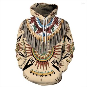 Men's Hoodies Indie Folk Pattern 3D Print Men Women Unisex Cosplay Costumes Anime Hoodie Streetwear Sweatshirts Plus Size Dropship