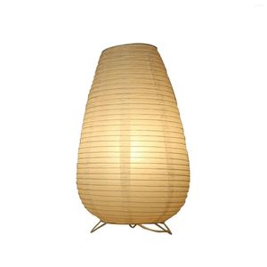 Lâmpadas de mesa papel lanterna lanterna lumbo criativo lampshade para quarto