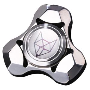 Stainless Steel Hand Spinner Fidget Silent Bearing Zinc Alloy Metal Ball Mute Edc Toys Finger Gyro Relieve Stress Boy Xmas Gift 22220P