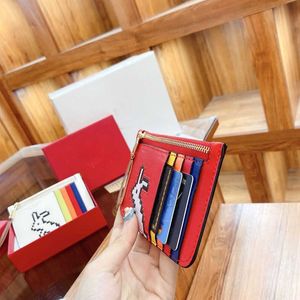 Bolsa de troca de designer de marca de luxo Pacote de cartões Cow Pickup Bag Ano novo do coelho Bonito Ultrafino Premium Limited Cards Zodiac Zipper Zero Wallet Venda direta da fábrica