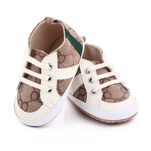 Barnskor baby Mode Pojke Barn Flickor Canvas Småbarn Sneakers Pojkar Flicka sneakers designer spädbarn barnskor 0-18 månader