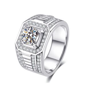 С боковыми камнями Sier Ring Fashion Attosphere Inlive Circon Ring