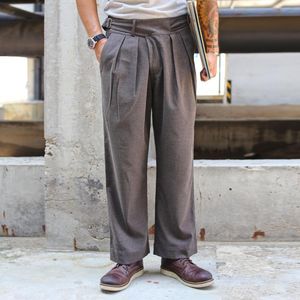 Abiti da uomo Blazer Saucezhan Abito Pantaloni Abito Uomo Autunno Panno di lana Pant Of Glory Gurkha VINTAGE Pantaloni per uomoUomo UomoUomo