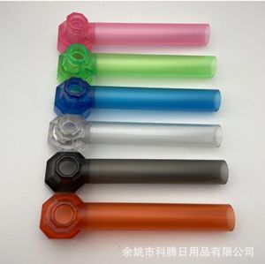 Tubo di tubo di fumo tubo di plastica in plastica tubo di vetro portatile e rimovibile