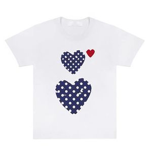 Broderade kärleksögon Pure Cotton White Red Heart Kortärmad tshirts pojkar och flickor förlorar casual tshirt toppspel designer mens t-shirts älskar t-shirt7rks