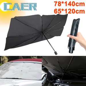 Tons de guarda -chuva de guarda -sol dobráveis ​​para pára -brisa Tampa de tampa do sol Sun Proteção UV Isolamento térmico do carro Interior Janela frontal
