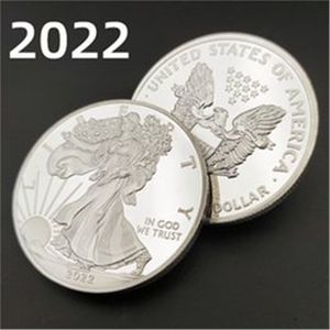 Moneta commemorativa della Statua della Libertà degli Stati Uniti 2011~2021 Medaglia con moneta straniera Aquila