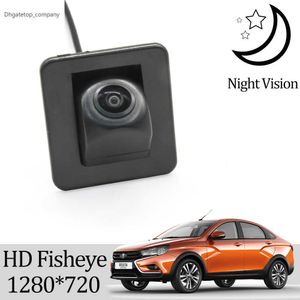 新しいOwtosin HD 1280*720 Fisheye Rear View Camera for Lada Vesta SW/Vesta SW Cross/Vesta Sport Carリバースパーキングアクセサリー