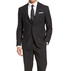 Мужские костюмы Blazers 3pcsset Mens Pants Classic Business Gentleman Formal Groom Wedding Dress Plus Size Solid Men Clothing 230209