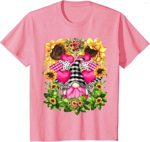 T-shirt T-shirt męskiej T-T-shirt dla kobiet i słonecznika Mom Pink Walentynki