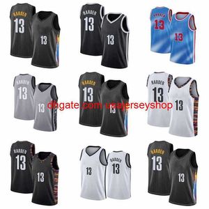 Maglia da basket 2021 2022 James Harden Swingmen cuce maglie da basket