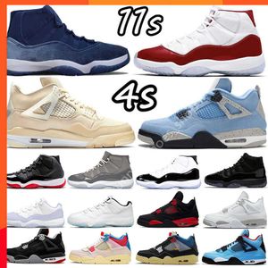 2023 Utomhus Top OG 11 11S segel Mens basketskor Sneakers Midnight Navy Space Jam Cherry Cool Grey Concord Gamma University Blue Fire Red Oreo Bred Black