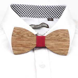 Bow Ties Classic Wood Tie Butterfly Real Wood Solid Unique Gentle Man Suit Business Wedding Party Shirt Accessories Neckwear Gift