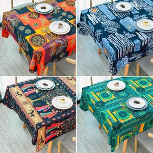 Table Cloth Vintage Ethnic Printed Tablecloths Bohemian Home Dining Room Decor Runner Coffee Cover Manteles De Mesa Rectangular