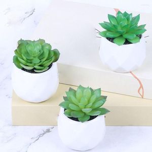 Decorative Flowers Ornament Pography Props Scene Model Simulation Aloe Potted Faux Greenery Artificial Succulent Bonsai Lifelike Plants