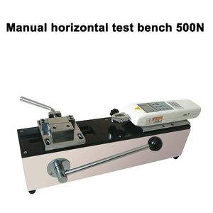 Horisontell dragprovningsmaskin Harness Terminal Pull Tester Maskin HPH Manual Dragtestverktyg Horisontellt Digital Display Force Gauge Test Bench 500N