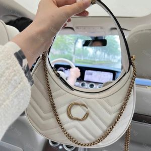 Mulheres Totes Designer Hobo Cross Body Boly Bags Marmont Bolsa de bolsa de bolsa de bolsa de bolsa de couro de meia lua Bolsas de bolsas de noite