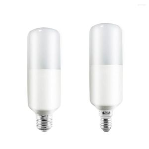 1pcs 5W 7W 9W 12W LED lampadina mais cilindrica E27 E14 220V-240V lampada decorazione della casa lampadario a lume di candela