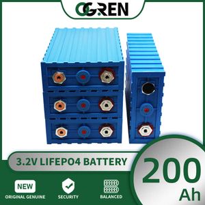 LifePo4 Batterijcel 200AH 3.2V 1/4/8/16/32pcs Deep Cycle Battery Pack 12V 24V 48V RV BOATS GOLFAR