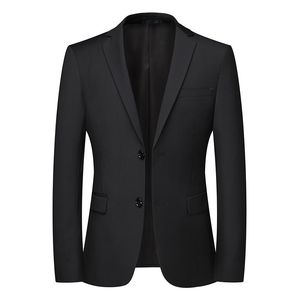 Męskie garnitury Blazers Butique Fashion Business Pultywowanie One Morality wolny czas Pure Kolor Gentlemans Wedding przewodniczył Blazer 230209