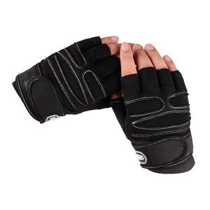 Sports Gloves Weight Lifting Gym Workout Skid Resistance Cloves For Women Men Training Size L Black And White Line