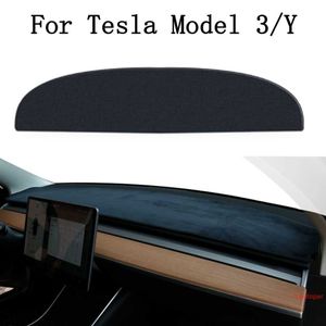 Para Tesla Modelo 3 Modelo Y Painel Pad Tampa de pó à prova de poeira que não desliza o protetor de painel do painel de sol