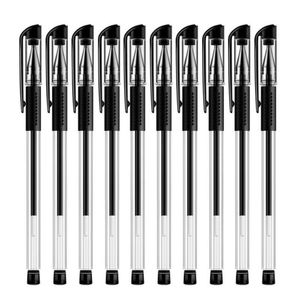 Гель -ручки 10 шт./Set Black/Blue/Red 0,5 -мм чернила Pen Prod Gift для школьных офисных канцелярских товаров.