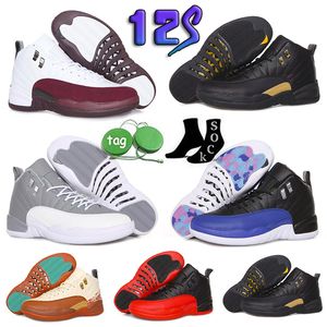 12s Basketball Shoes Jumpman 12 A MA Maniere Black Black Eastside Golf Años en China Floral Hyper Royal Playoffs Frajadores para hombres Sneakers retro