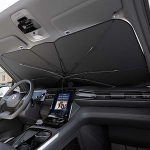 Karcle Car Sun Shade Car Windshield Paraply Auto Front Window Foldble Sunshade Cover Car Parasol Protector Car Accessories