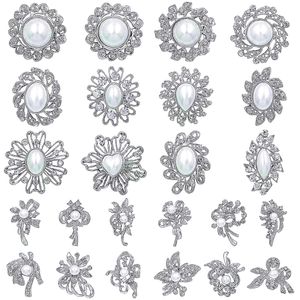 Spille Spille Lotto Bouquet da sposa Kit Spilla di cristallo con strass lucido Set di spille per donna Ragazza Moda Fai da te Decorare Arte Abito da sposa Dr Dhmox