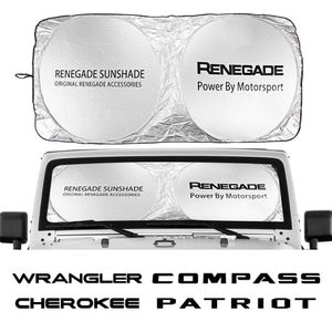 Parabrezza per auto Parasole Auto Parasole per Jeep Renegade Wrangler Cherokee Patriot Compass TrailHawk Rubicon Commander Liberty