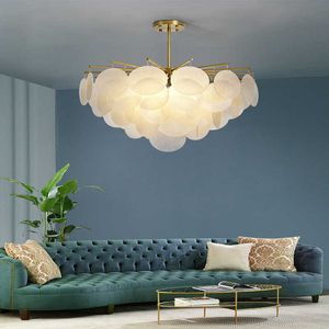 LED Pendant Lights Modern Metal Art Glass Chandelier Hanging Lamp Living Room Kitchen Indoor Decoration Ceiling Lustre Fixture 0209