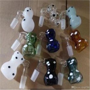 Multi-color external pots Glass bongs accessories , Glass Smoking Pipes colorful mini multi-colors Hand Pipes Best Spoon glass Pipes