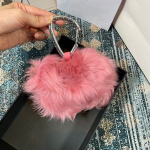 Chain bag original ecological pure sheepskin cute maomao bag lamb wool large capacity wallet dinner party