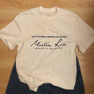 メンズTシャツ良い品質ホワイトマルティンローズファッションTシャツ男性