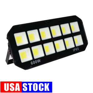 COB LED Floodlights 200W 400W 600W屋外フラッドライト防水IP65セキュリティ85-265V 6500KコールドホワイトCRESTECH168