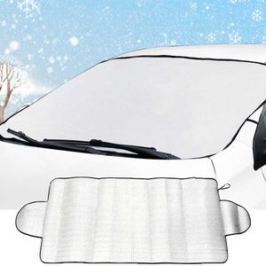 Car Window Sunshades Foldable Car Snow Cover Winter Windshield Sunshade Outdoor Waterproof Anti-UV Protection Auto Accessories