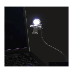 Nachtverlichting Brelong 1 PC USB LED -licht kan de astronaut Spaceman aanpassen om witte druppel aflevering te dragen verlichting verlichting Indoor Dhwli