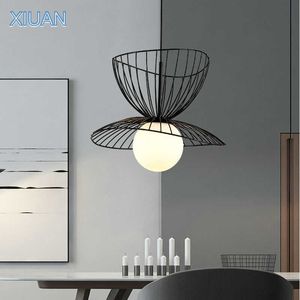 Światła kreatywne projektowanie luksusowa lampa sufitowa Dekor Home Decor Złote czarne metalowe kinkiety zawiesina LED Lampa wisząca z regulowanym drutem 0209