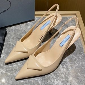 Sandalias de lujo para mujer, zapatos de tacones altos, moda de verano, clásico, elegante, para niñas, espectáculo de tacones, vacaciones, sandalias de diseñador influyentes de moda con regla de caja original, tamaño 35-42