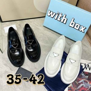 Nubuck Leather Monolith Loafers Fashion Dress Shoes Mules Wedding Party Premium Leather Platform Flats Business Formal Loafers Social Platform Shoes with Box