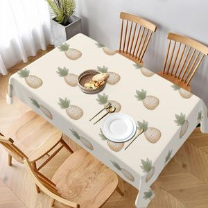 Table Cloth Pineapple Tablecloth Decoration Living Room Cover Square Print Polyester Wholesale